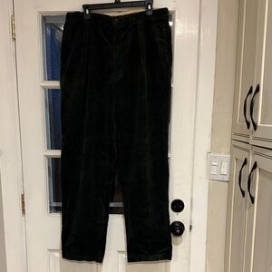 Men's Black Corduroy Pants size 36w by 32l